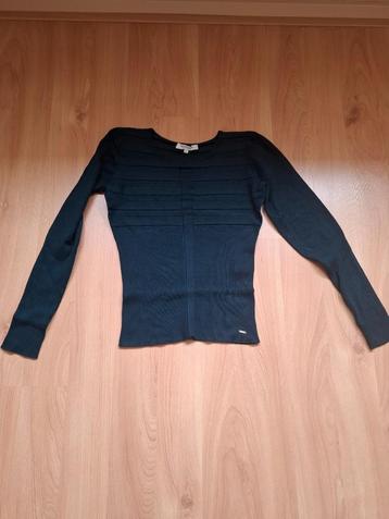 maat M sportieve donkergroene trui merk Morgan  beschikbaar voor biedingen