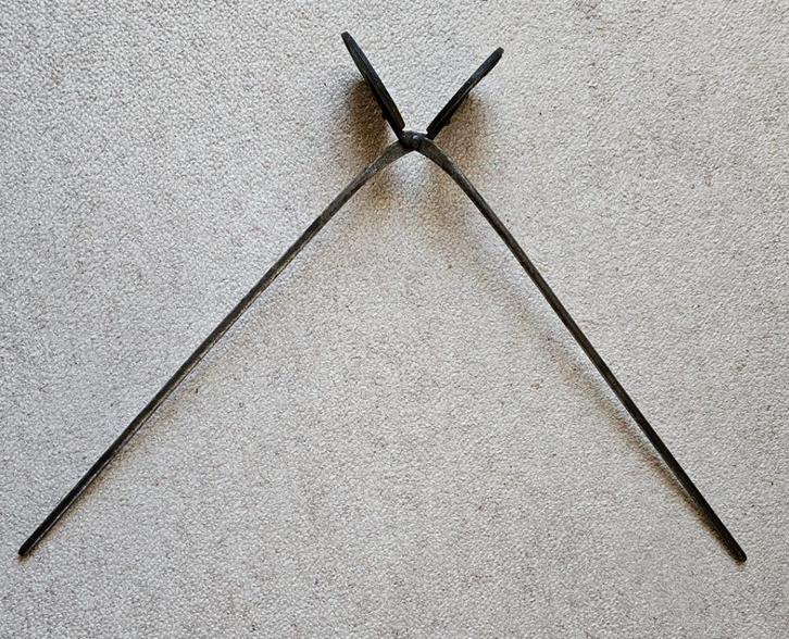 Authentiek wafelijzer van gietijzer uit de vorige eeuw!, Antiek en Kunst, Antiek | Keukenbenodigdheden, Ophalen