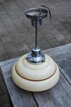 Art Deco glazen hanglamp, Gebruikt, Ophalen of Verzenden, Glas, Nvt