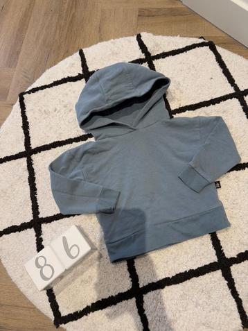 Heel goed blauw Babystyling sweater trui capuchon 86 stoer beschikbaar voor biedingen