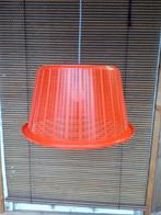 Leuke aparte hanglamp gemaakt van wasmand,lees beschrijving, Huis en Inrichting, Lampen | Hanglampen, Ophalen of Verzenden, Zo goed als nieuw