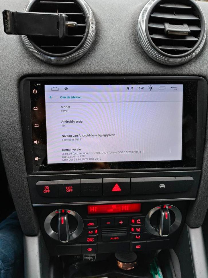 Autoradio Touchscreen Audi A3 8P, Auto diversen, Autoradio's, Gebruikt, Ophalen of Verzenden