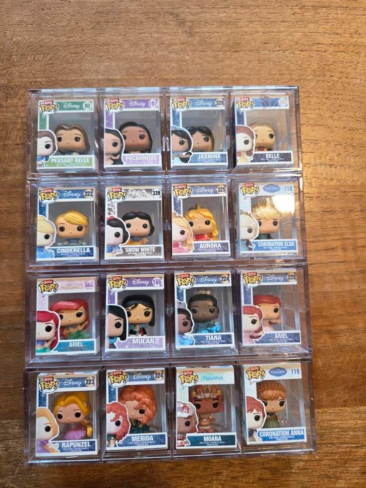 Funko Bitty Pop Disney Princess compleet, Verzamelen, Poppetjes en Figuurtjes, Zo goed als nieuw, Ophalen of Verzenden