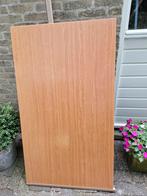 Bureau blad 1.40x80 met poot en extra plank, Ophalen, Gebruikt