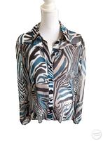 Mooie blouse van Elvira 44, Blauw, Arto International, Maat 42/44 (L), Ophalen of Verzenden