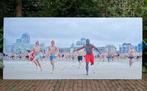 Afbeelding nieuwjaarsduik Scheveningen op kunststof, Antiek en Kunst, Ophalen