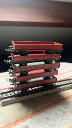 Te koop 5 x lagebakwagon van marklin 4503, Hobby en Vrije tijd, Modeltreinen | H0, Ophalen of Verzenden, Zo goed als nieuw, Wisselstroom