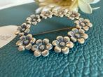 R351/ Vintage Zilveren TAPANI VANHATALO Broche Finland, Sieraden, Tassen en Uiterlijk, Gebruikt, Verzenden, Minder dan 4 cm, X