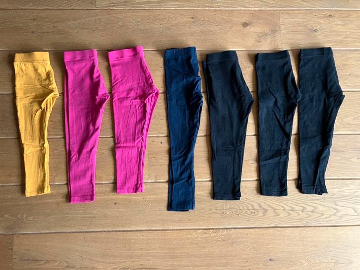 7 leggings draagmaat 98/104, samen voor € 5, Kinderen en Baby's, Kinderkleding | Maat 98, Zo goed als nieuw, Meisje, Broek, Ophalen of Verzenden