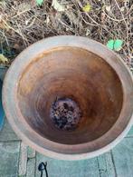Mooie rustikale grote Plantenpot, tuin pot, buitenpot, Ophalen, Gebruikt, 40 cm of meer, Rond