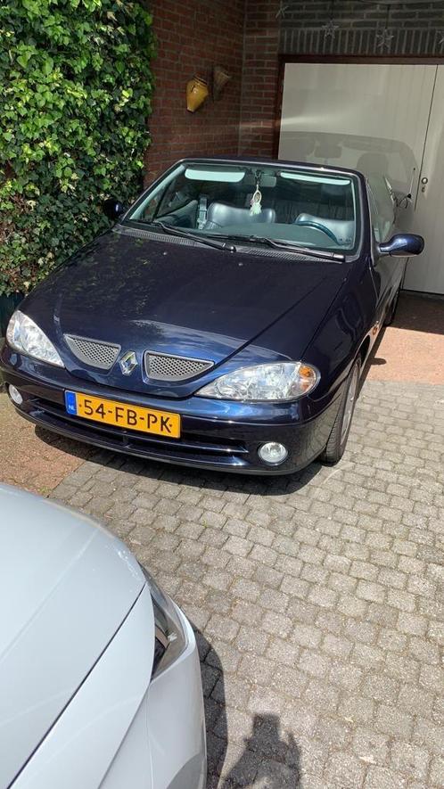 Renault Mégane 1.6 16V Cabriolet 2000 Blauw, Auto's, Renault, Particulier, Mégane, Benzine, Cabriolet, Handgeschakeld, Origineel Nederlands