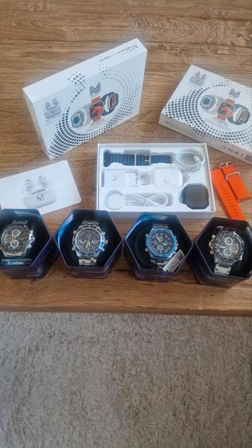 4x Nieuwe Horloges Martyn Line en 2 meta smart watch beschikbaar voor biedingen