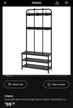 PINNIG kapstok met bank (shoerack/ hanger), Huis en Inrichting, Ophalen, Zo goed als nieuw