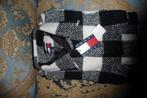 Jas-Vest Tommy Jeans M - Zwart-Wit Ruit, Kleding | Heren, Truien en Vesten, Maat 48/50 (M), Zwart, Nieuw, Ophalen of Verzenden