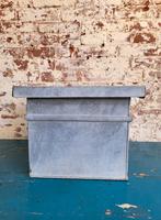 Brocante zinken bloembak/allegonda, Ophalen of Verzenden, Zo goed als nieuw, Minder dan 60 cm, Minder dan 30 cm