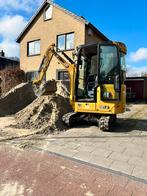Minikraan te huur inclusief machinist, Tuin- of Vijveraanleg