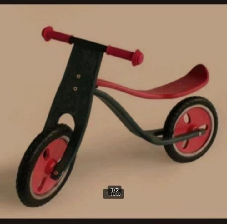 Hoppop motta fuchsia loopfiets nieuw in doos, Kinderen en Baby's, Speelgoed | Buiten | Voertuigen en Loopfietsen, Nieuw, Loopfiets