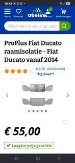 ProPlus Fiat Ducato raamisolatie - Fiat Ducato vanaf 2014, Caravans en Kamperen, Camper-accessoires, Ophalen, Zo goed als nieuw