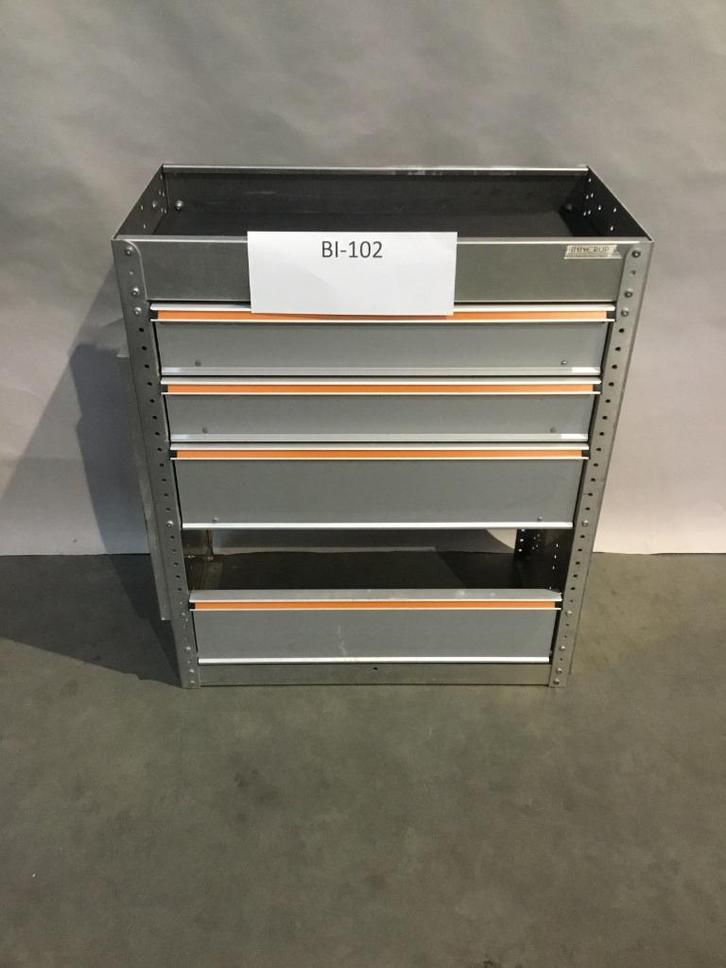 Aluminium Finnerup bedrijfswagen inrichting Bi-102, Auto diversen, Overige Auto diversen, Ophalen of Verzenden