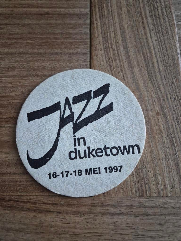 Heineken bierviltje - Jazz in Duketown 1997, Verzamelen, Merken en Reclamevoorwerpen, Ophalen of Verzenden, Gebruikt, Gebruiksvoorwerp