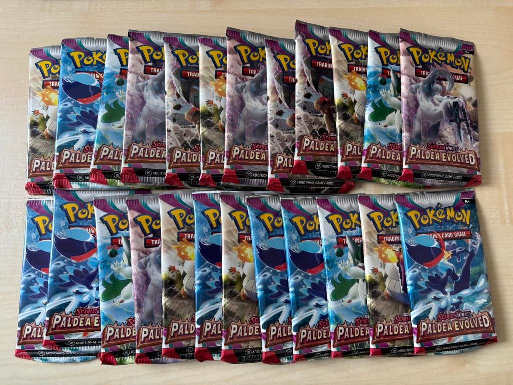 51x Paldea Evolved Booster Pack, Ophalen of Verzenden, Nieuw, Booster