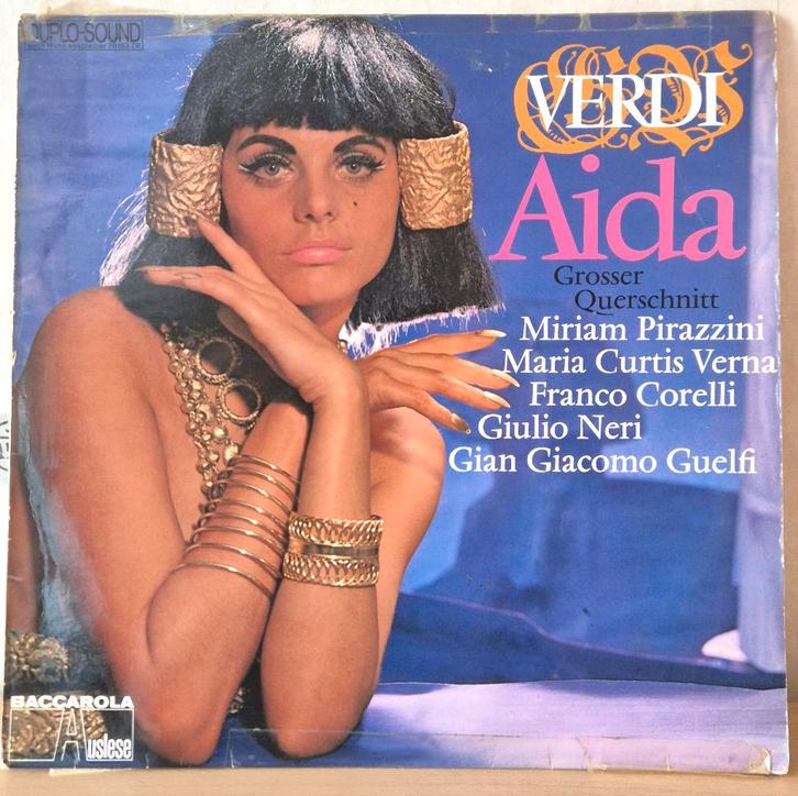 Aida (Großer Querschnitt - Italienisch Gesungen) - Corelli, Cd's en Dvd's, Vinyl | Klassiek, Zo goed als nieuw, Romantiek, Opera of Operette