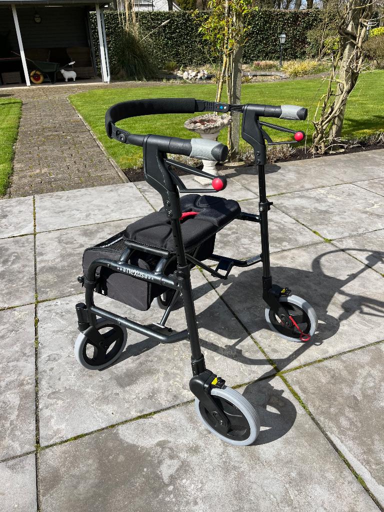 Rollator Nexus + Soft Bag, Ophalen of Verzenden, Opvouwbaar, Zo goed als nieuw