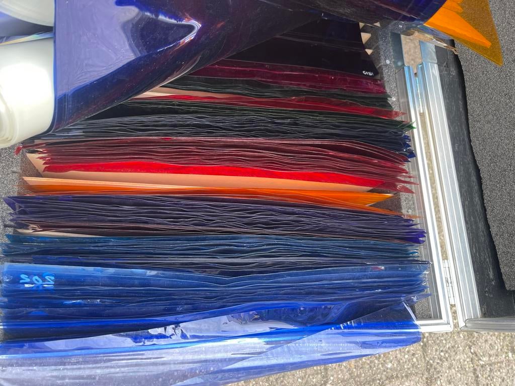 PRO  KWALITEIT KLEUR FILTERS FLIGHTCASE +Veel LEE FILTERS, Muziek en Instrumenten, Behuizingen en Koffers, Ophalen, Gebruikt, Overige instrumenten