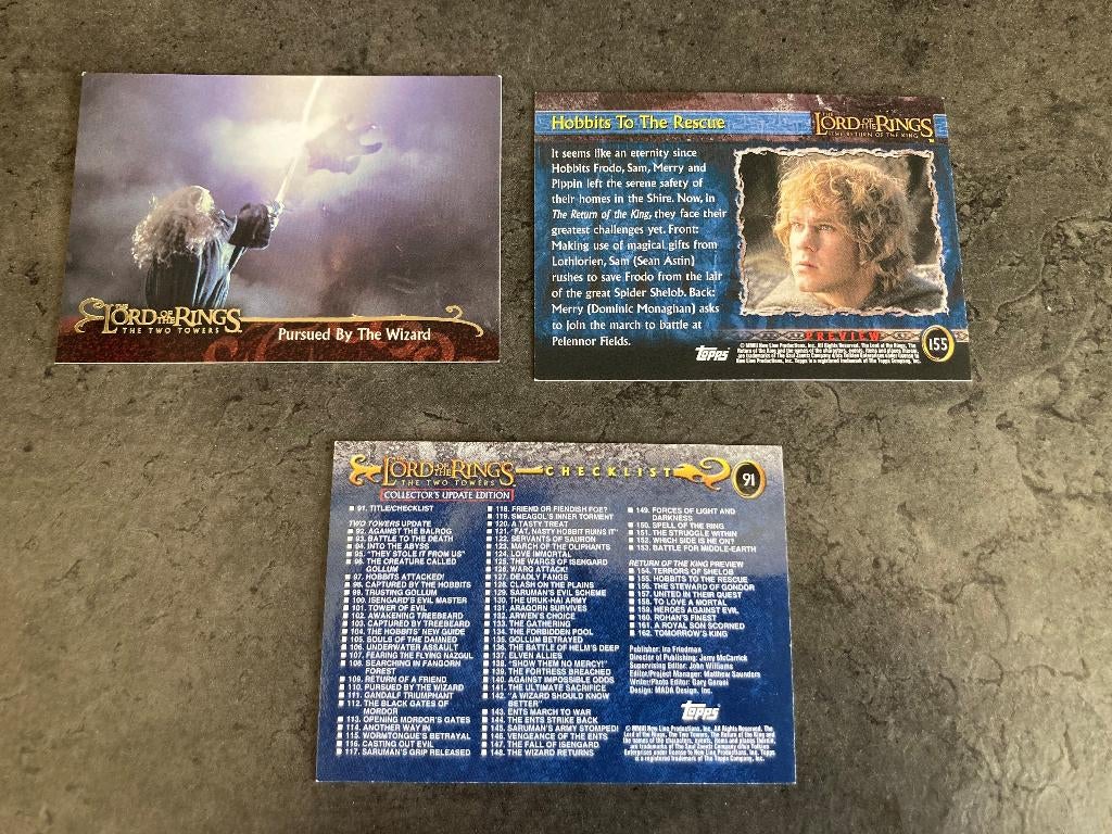 Lord of the Rings - Topps Kaarten gezocht, Ophalen of Verzenden, Nieuw, Overige typen