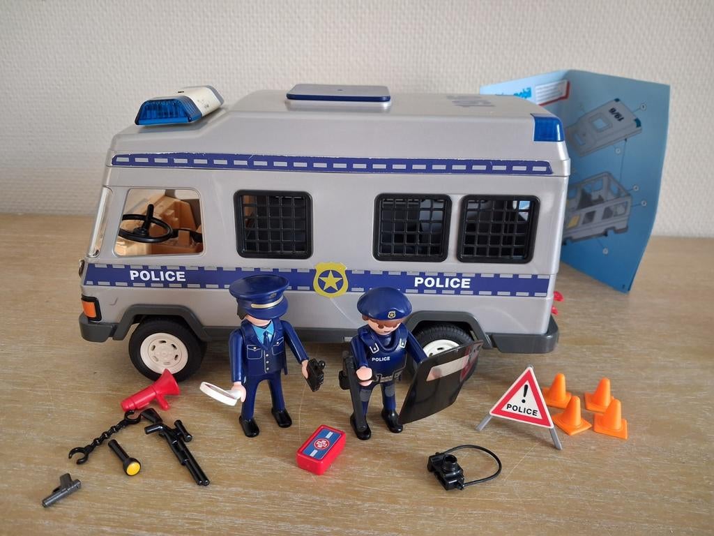 Playmobil politieauto, boevenwagen setnr 4023, Kinderen en Baby's, Speelgoed | Playmobil, Ophalen of Verzenden, Zo goed als nieuw