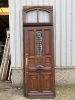 Prachtige antieke eiken voordeur met kozijn, La belle porte, Jurgen.hoogenboezem@gmail.com, 80 tot 100 cm, 215 cm of meer