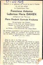 Damen Franciscus A.L.M. Soerendonk 1888-1951 Weert, Ophalen of Verzenden