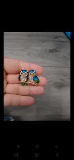 Uil broche, Ophalen of Verzenden, Nieuw, Zilver, Overige materialen