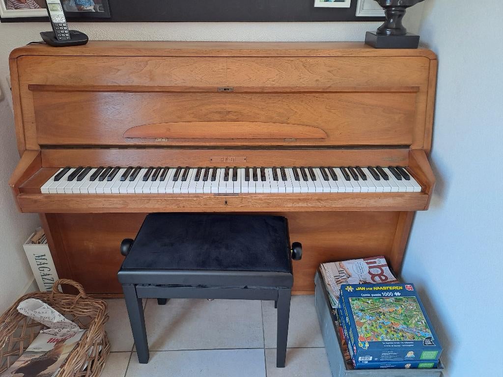 Piano, Ophalen, Gebruikt, Bruin, Piano