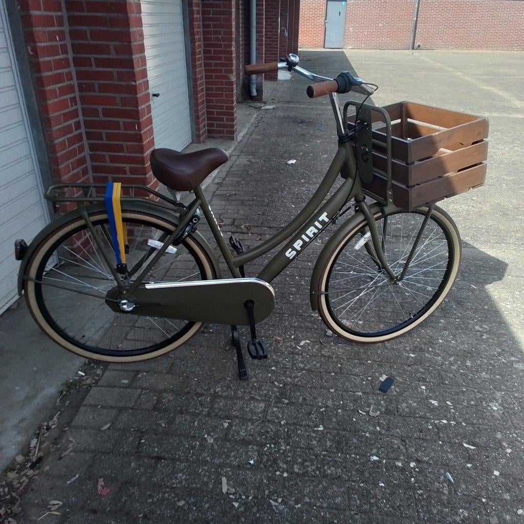 Te koop mooie damesfiets Spirit Cargo, 28 inch, 53 tot 56 cm, Ophalen, Zo goed als nieuw