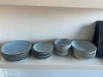 Ikea Fargklar servies blauw 32-delig, Ophalen, Keramiek, Zo goed als nieuw, Effen