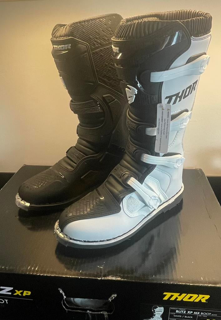 Nieuwe Thor crosslaarzen maat 48/47, Motoren, Ophalen of Verzenden, Nieuw met kaartje, Laarzen
