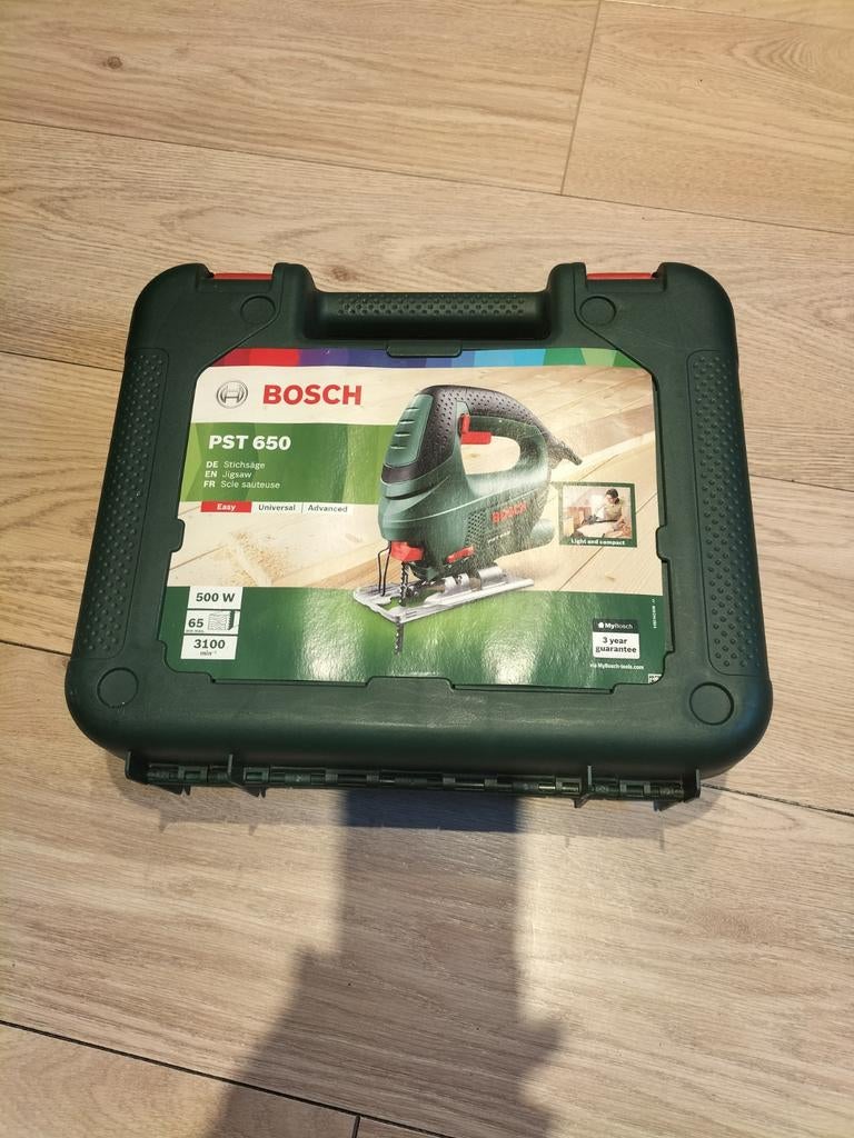 Bosch PST 650 Decoupeerzaag - Zo goed als nieuw, Decoupeerzaag, Ophalen of Verzenden, Zo goed als nieuw, 30 tot 70 mm
