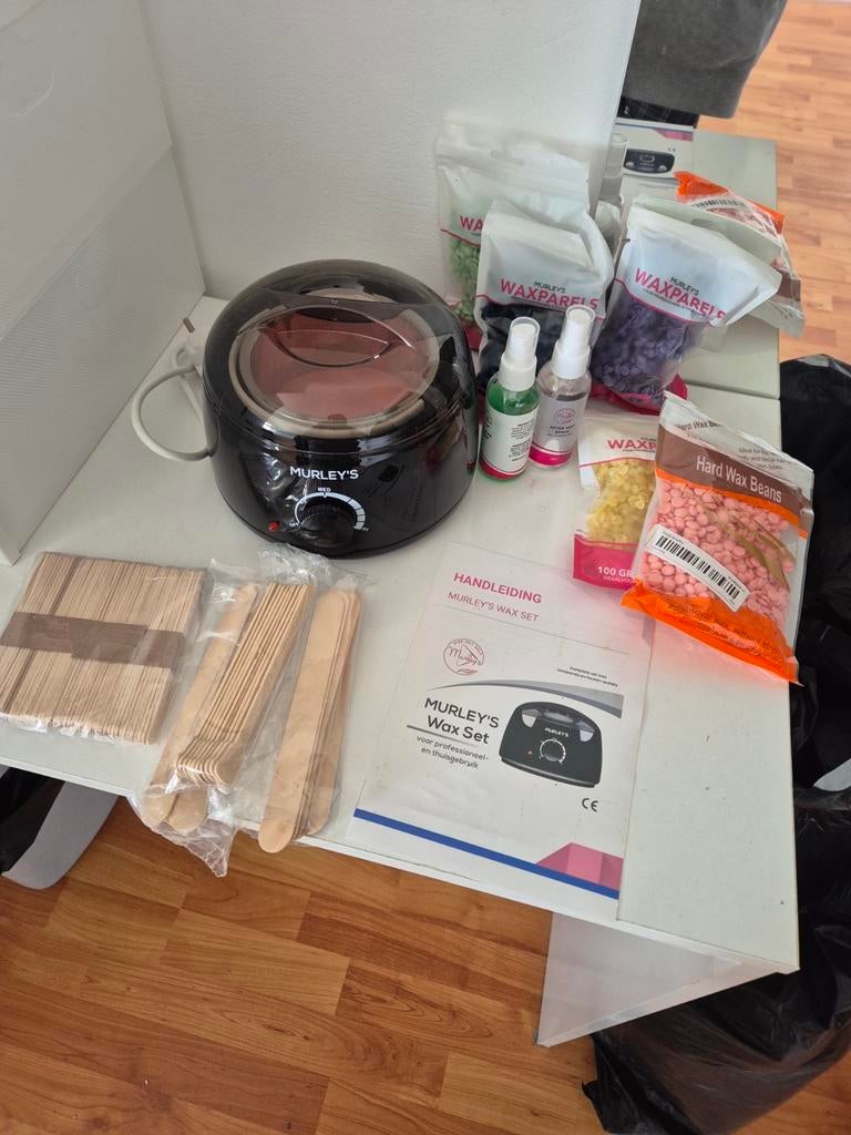 Wax set van Murley's (1x gebruikt), Ophalen of Verzenden, Zo goed als nieuw, Handen en Nagels