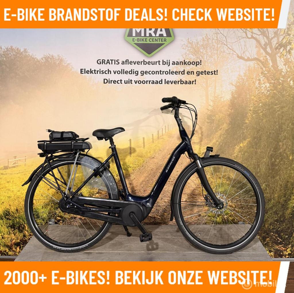Batavus Finez Elektrische fiets met BOSCH midden motor ebike, 51 tot 55 cm, Batavus