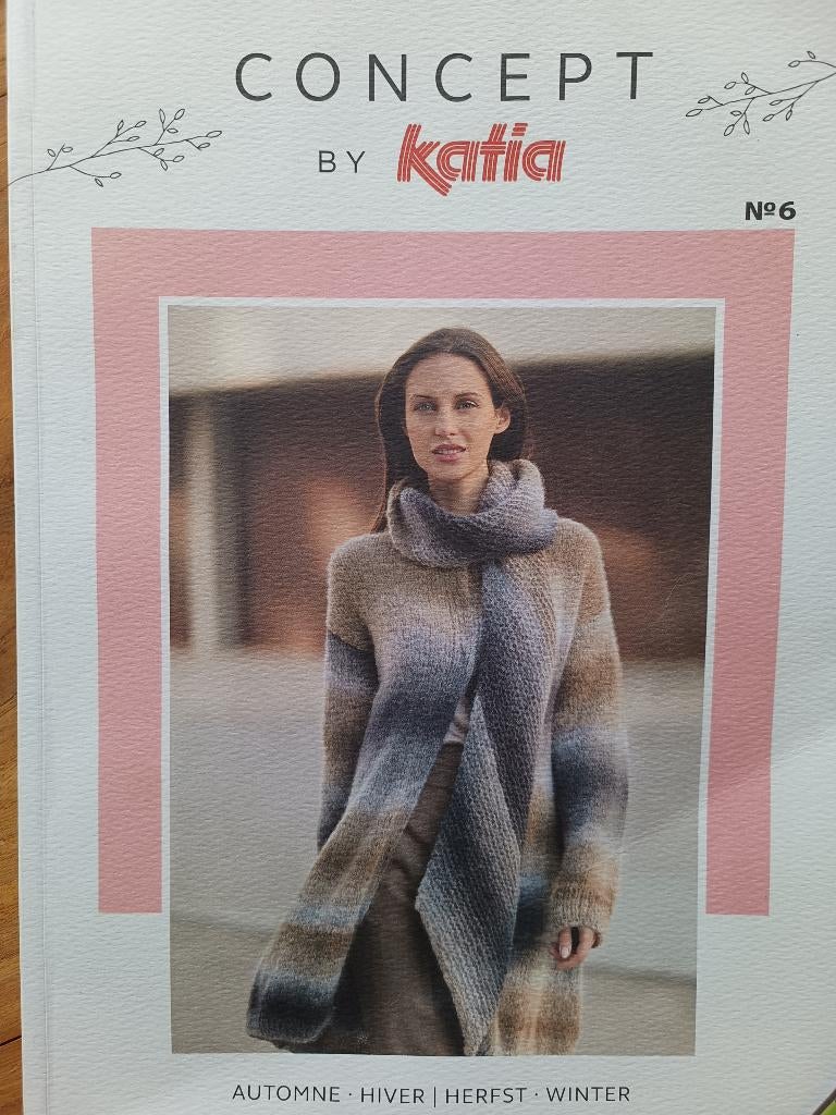 Katia concept nr 6 breien 44 patronen, Boeken, Ophalen of Verzenden, Zo goed als nieuw, Breien en Haken, Katia