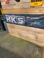 TOYOTA SUPRA HKS BANNER 45X180CM, Ophalen of Verzenden