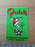 Sticker Voetbal Quick, Ophalen of Verzenden, Zo goed als nieuw, Sport