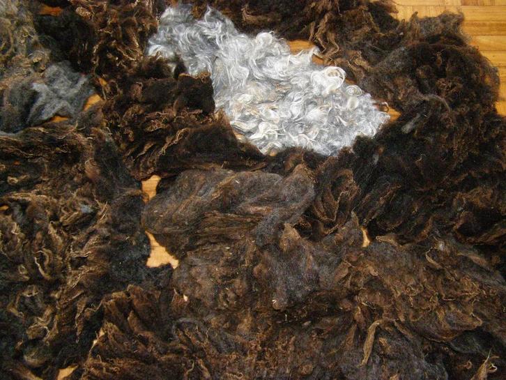 Vervilte stukken gewassen schapenwol vilten wandkleed wol, Hobby en Vrije tijd, Knutselen, Nieuw, Knutselmateriaal, Ophalen of Verzenden