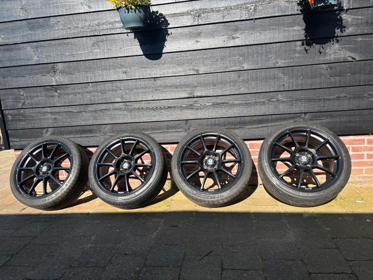 17” Sparco Assetto Gara 4x108 Breedset, Auto-onderdelen, Banden en Velgen, Banden en Velgen, Zomerbanden, 17 inch, 205 mm, Personenwagen