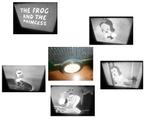 16mm film - Cartoon - Frog & Princess - mooi - zw/w - vs 02, Ophalen of Verzenden, 16mm film