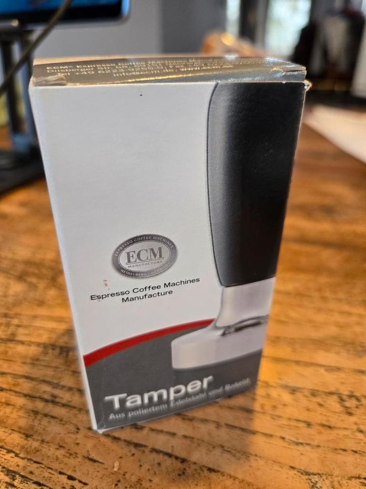 ECM Tamper - Gepolijst RVS voor Espresso, Witgoed en Apparatuur, Onderdelen en Toebehoren, Zo goed als nieuw, Ophalen of Verzenden