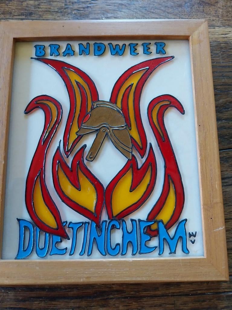Brandweer Doetinchem van Glas...., Antiek en Kunst, Ophalen of Verzenden