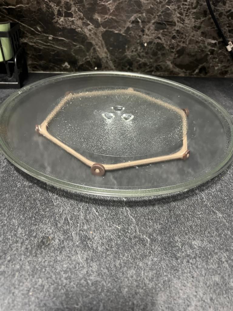 LG magnetron draaiplateau glas met ring, Ophalen of Verzenden, Gebruikt