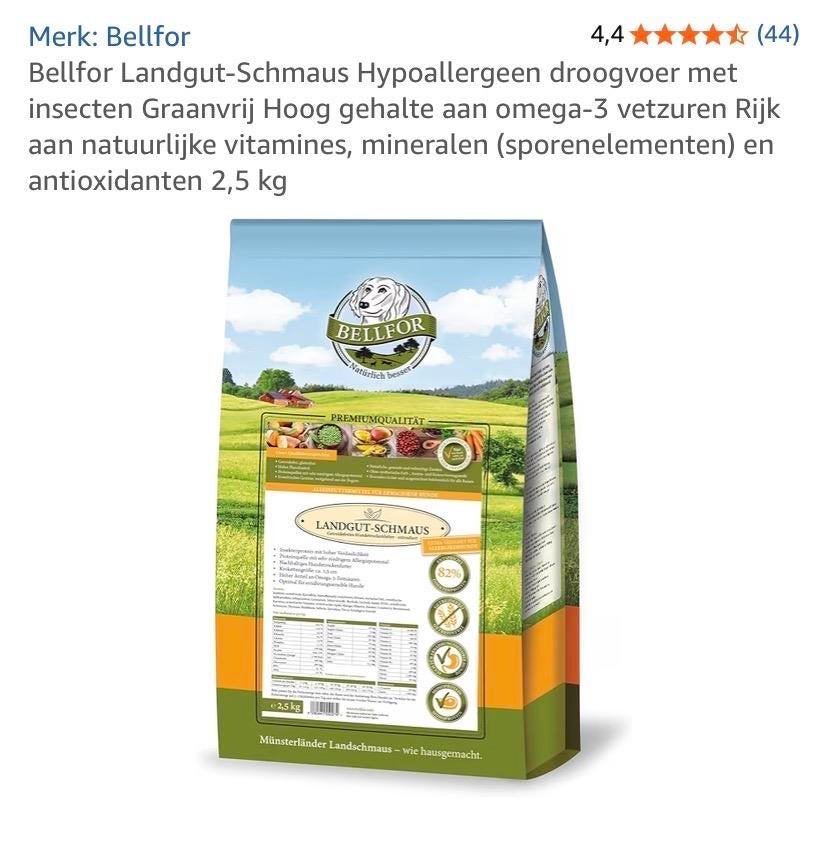 Hondenbrokken insecten- eiwit  van Belfor, Dieren en Toebehoren, Ophalen of Verzenden, Hond